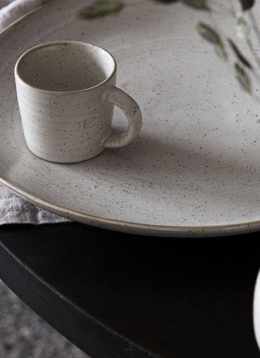 House Doctor - Kubek do espresso Pion Grey/White