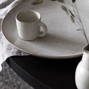 House Doctor - Kubek do espresso Pion Grey/White