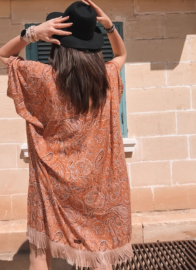 Kimono Boho Orange