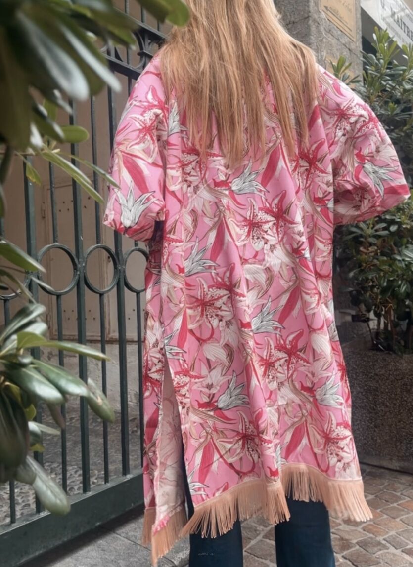Kimono Fiori  Rosa