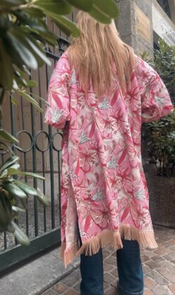 Kimono Fiori  Rosa